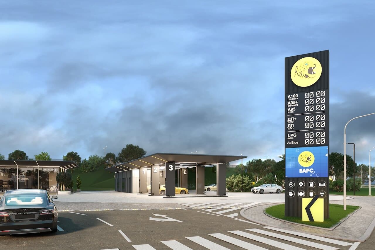 Архітектура та дизайн для АЗК Gas Station BARS - фото 10 | ASTY