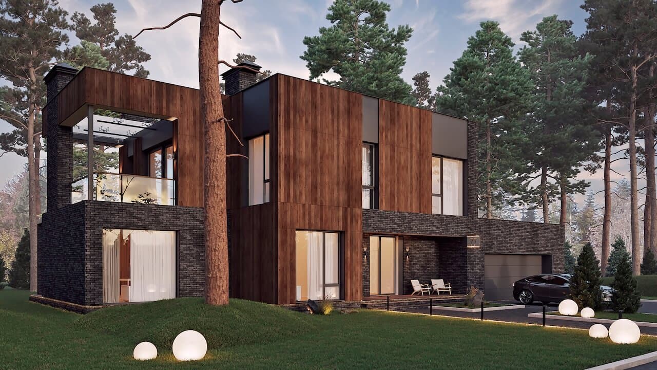 Архітектура будинку в стилі модернізм Goodlife Park | ASTY