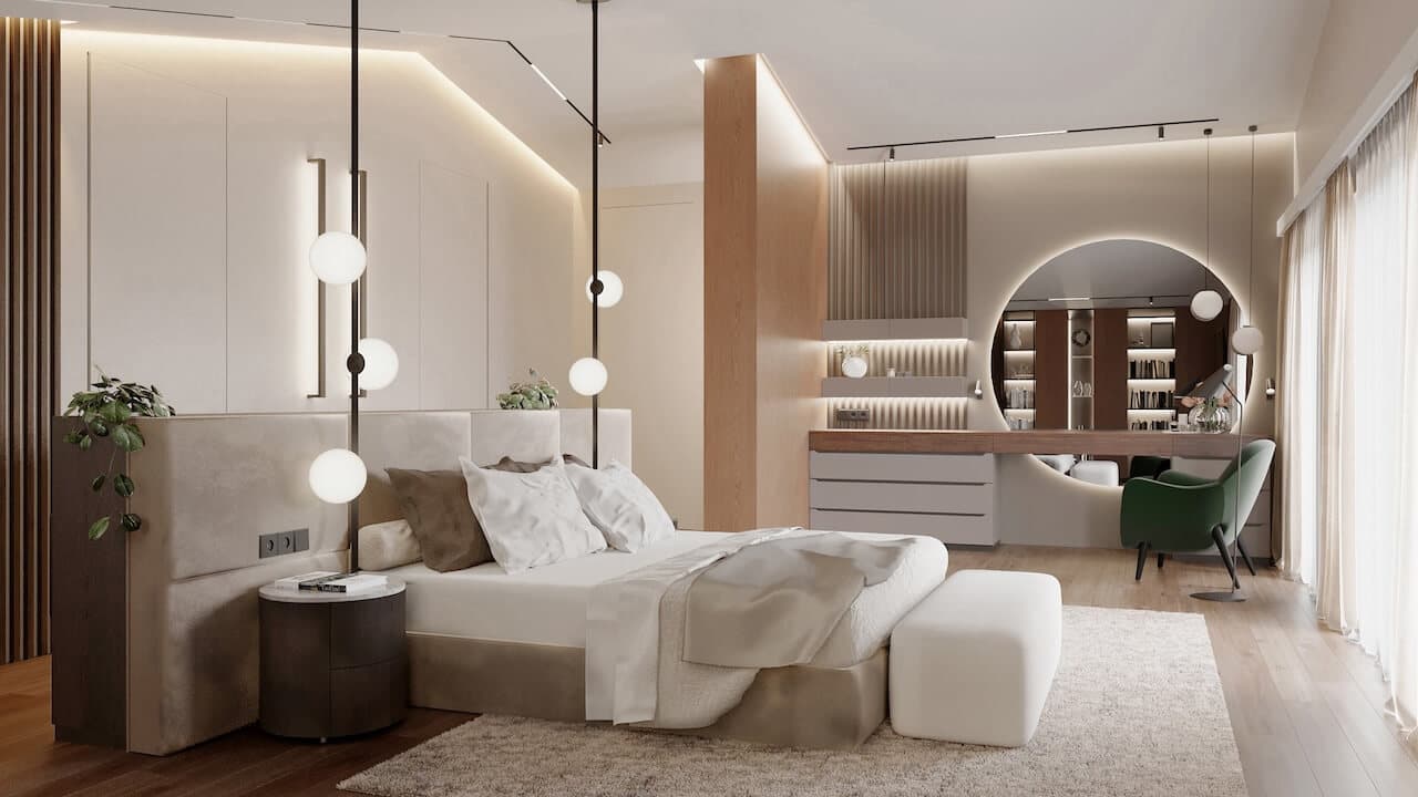 Дизайн спальної кімнати Goodlife Park | ASTY